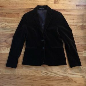 Gorgeous Chocolate Brown Velvet Theory Blazer Sz 6